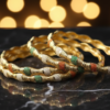 Gemini_Generated_Image_1srt8h1srt8h1srt Premium Multicolour gold plated bangles set of 4