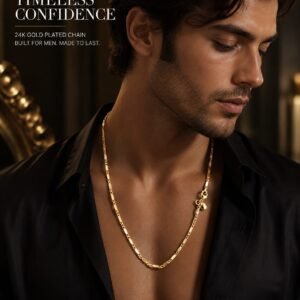 Premium Men's Gold Plated Chain