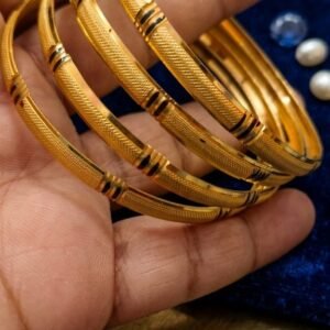 Gold Plated Stylish Bangle Set Premium Quality Set Of 4