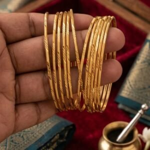 WhatsApp Image 2026-07-24 at 6.53.46 PM (1) Gold Plated Stylish Bangle Set Premium Quality Set Of 12